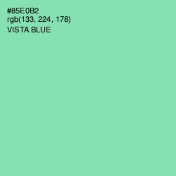 #85E0B2 - Vista Blue Color Image
